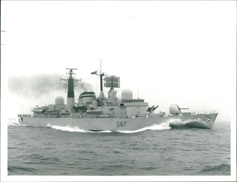 HMS Newcastle - Vintage Photograph