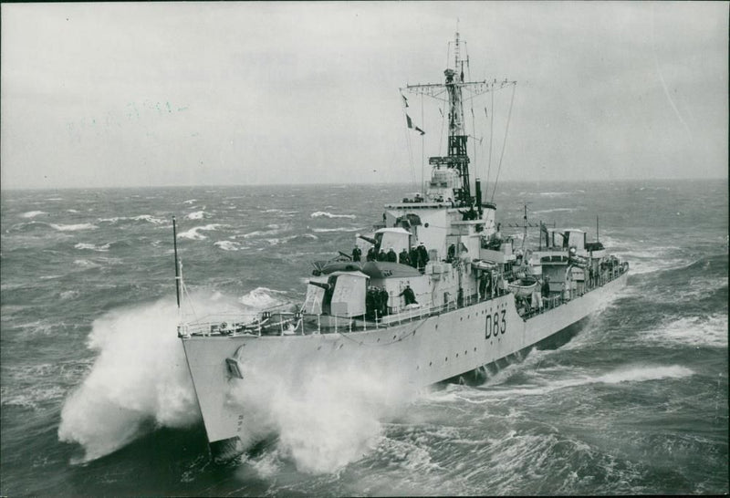 Destroyer H.M.S Ulster - Vintage Photograph