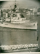 Ship: HMS Agincourt - Vintage Photograph