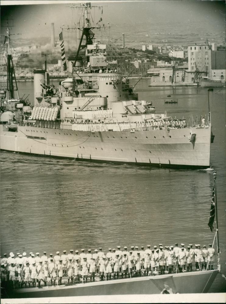 Ship: HMS Agincourt - Vintage Photograph