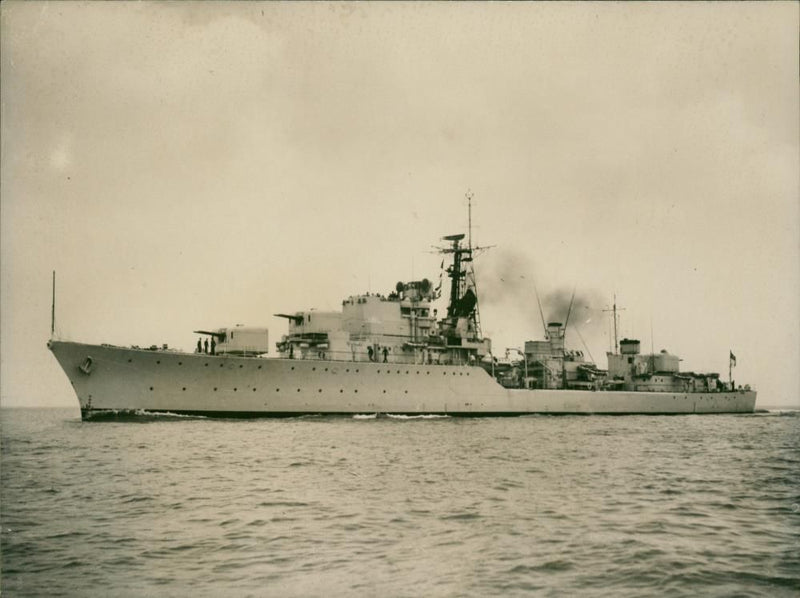 Ship: HMS Douchess - Vintage Photograph