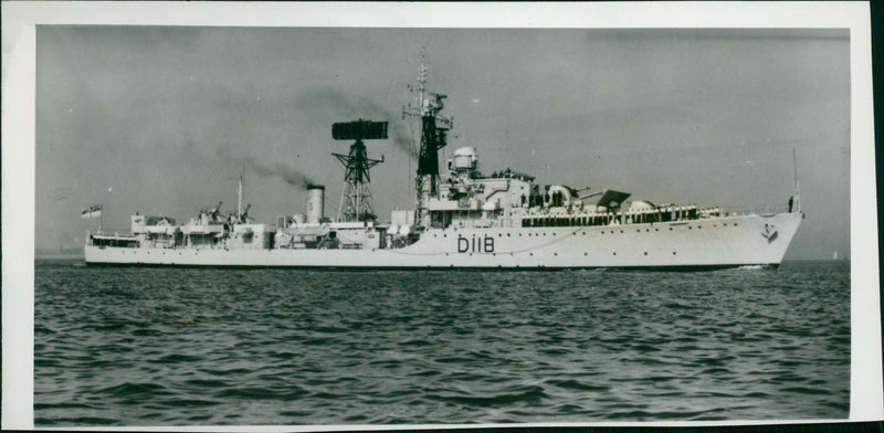 Ship: HMS Battleaxe - Vintage Photograph