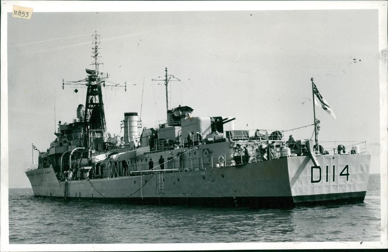 Ship: H.M.S Defender - Vintage Photograph