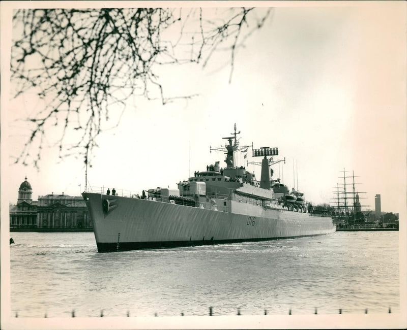 Ship: H.M.S London - Vintage Photograph