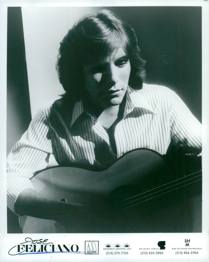 Jose Feliciano, composer, musician - Vintage Photograph