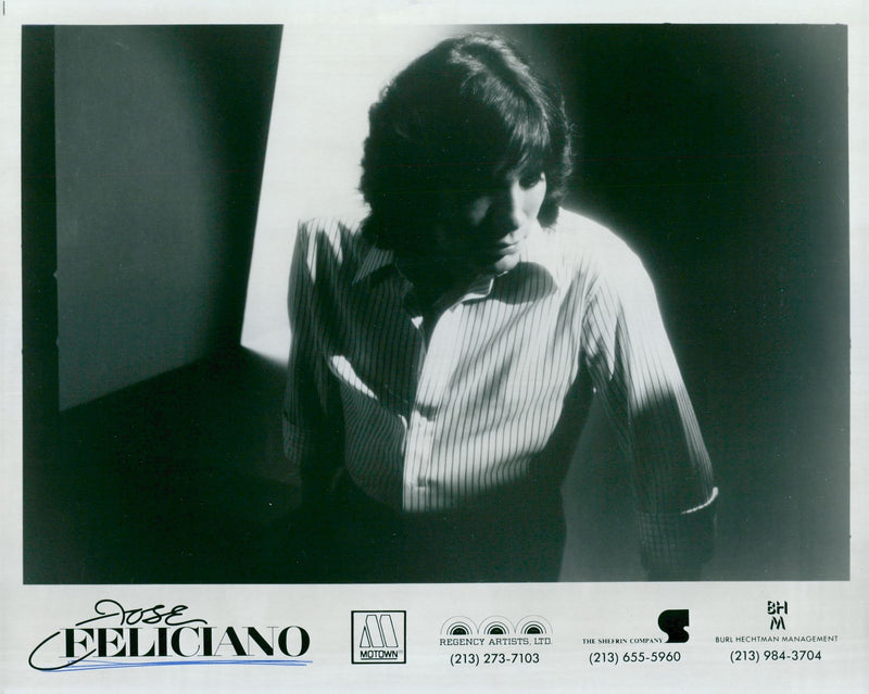 Jose Feliciano, composer, musician - Vintage Photograph