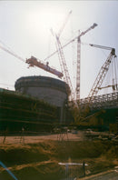 The worlds largest truck mounted crane lift. - Vintage Photograph