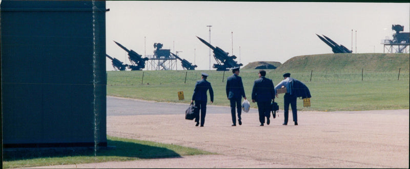 Missile Squadron goes into Mothballs. - Vintage Photograph