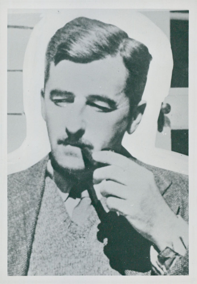 William Faulkner, American writer - Vintage Photograph