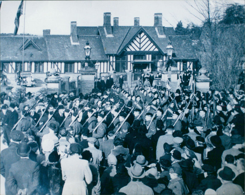 Wolferton Military Parade - Vintage Photograph