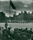 handing over  Britannia Barracks to T.A. - Vintage Photograph