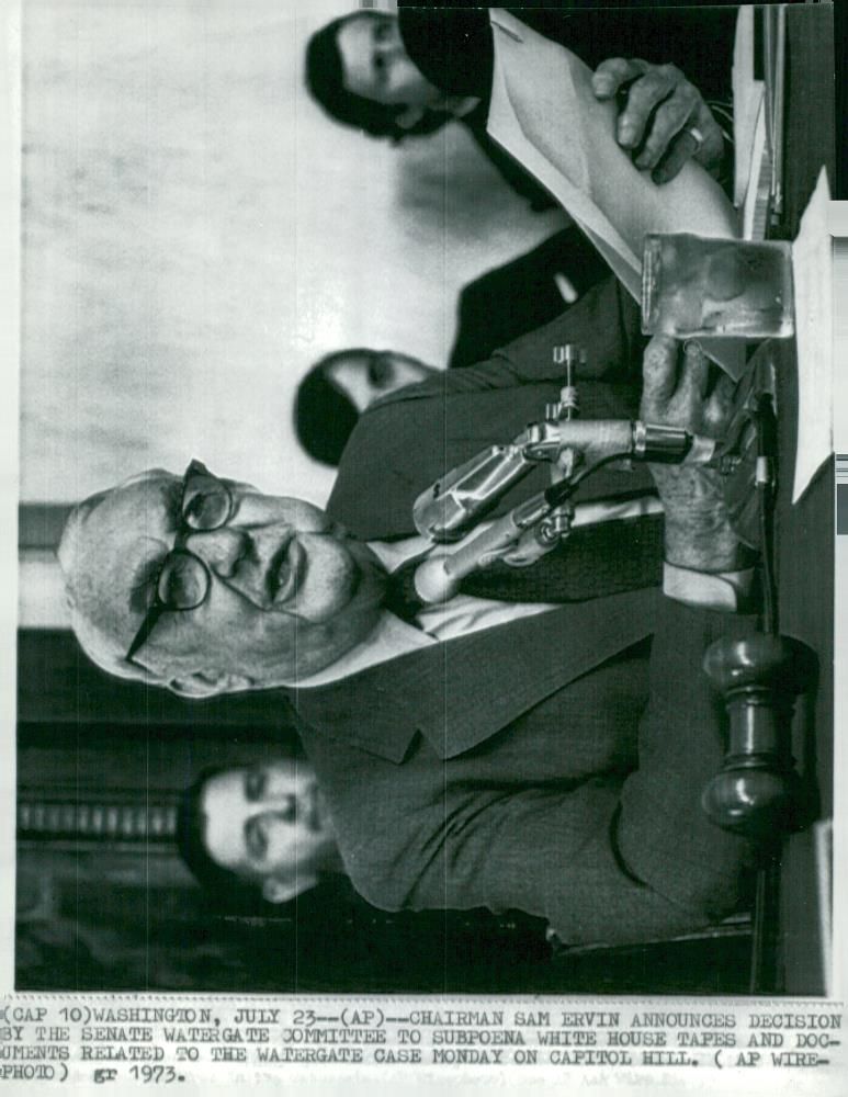 Sam Ervin, American Democratic Politician and Lawyer - Vintage Photograph