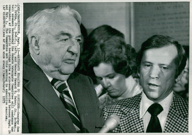 Sam Ervin, American Democratic Politician and Lawyer - Vintage Photograph