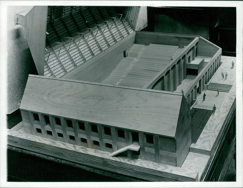 On show in the Moot at Snape Concert Hall. - Vintage Photograph