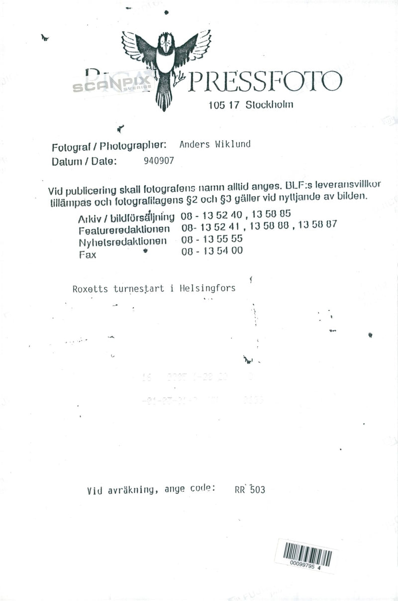 Marie Fredriksson - Vintage Photograph