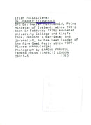 Garret FitzGerald - Vintage Photograph