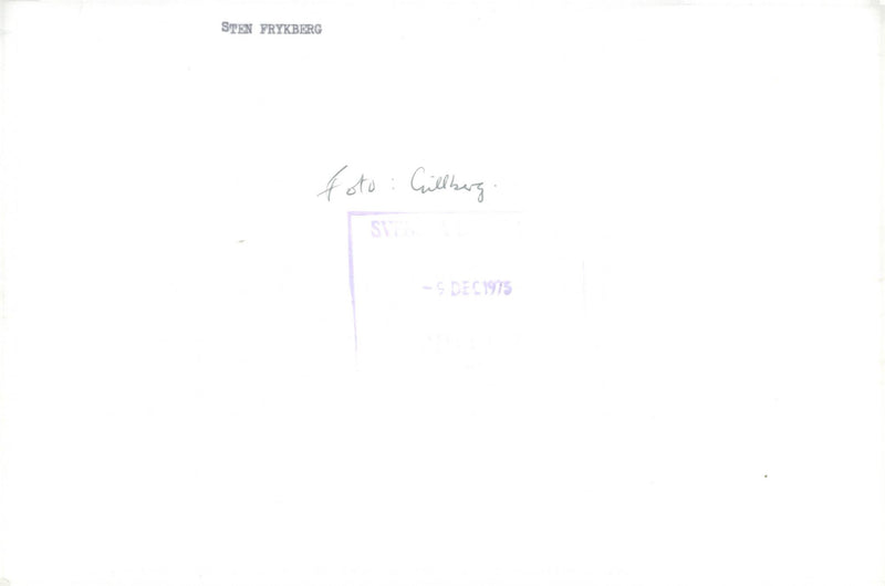 1975 PIANO CONCERT SOLAT FRYKBERG GILLBERG STEN NYGREN LENNART - Vintage Photograph