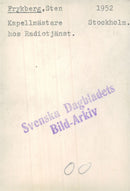 1952 PIANO CONCERT SOLATE ARCHIVE FRYKBERG NYGREN LENNART - Vintage Photograph