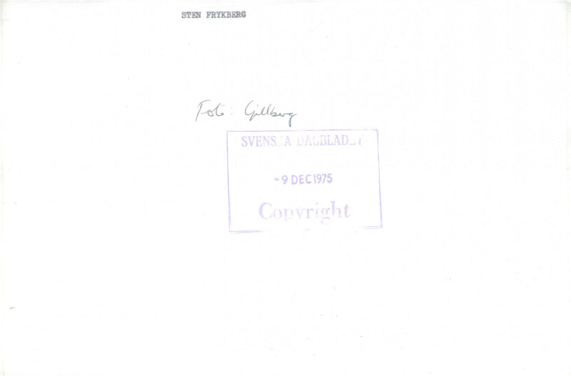 1975 PIANO CONCERT SOLAT GILLBERG FRYKBERG TOLE NYGREN LENNART - Vintage Photograph