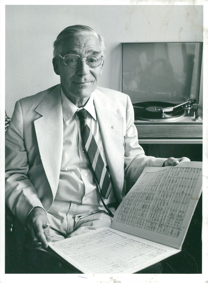 1974 PIANO CONCERT SOLAT FRYKBERG COPYING STEN MELLIN AJE NYGREN LENNART - Vintage Photograph