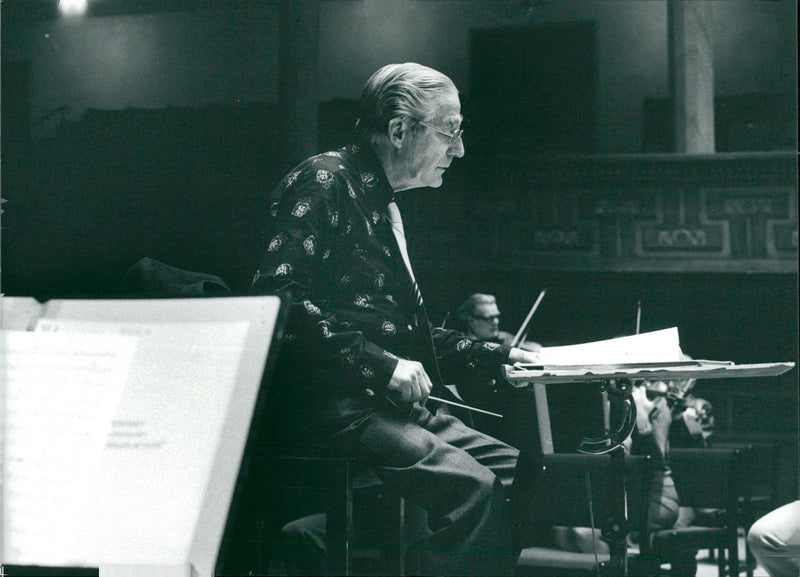 1975 PIANO CONCERT SOLAT GILLBERG ROTO FRYKBERG DAIBLAD STEN NYGREN LENNART - Vintage Photograph