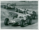 Snetterton:A bunch of racing cars. - Vintage Photograph