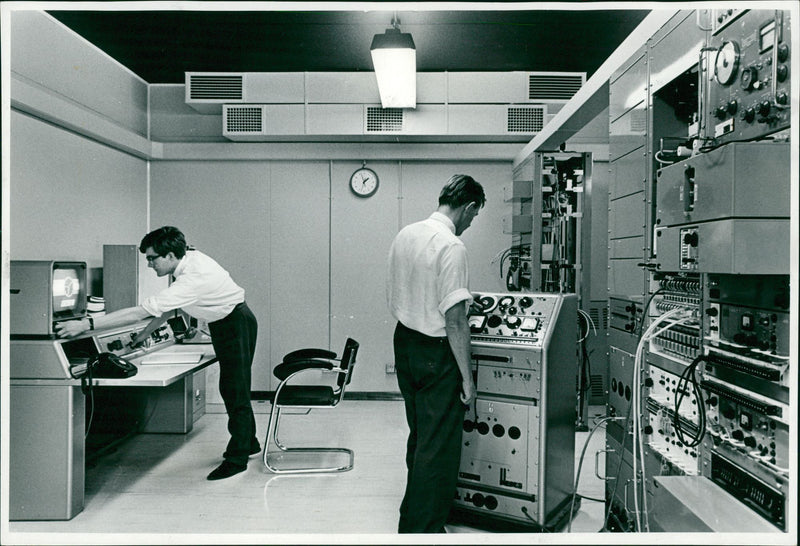 BBC 2 transmitter at Talconeston. - Vintage Photograph
