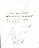 Todd Richard Musical artist. - Vintage Photograph