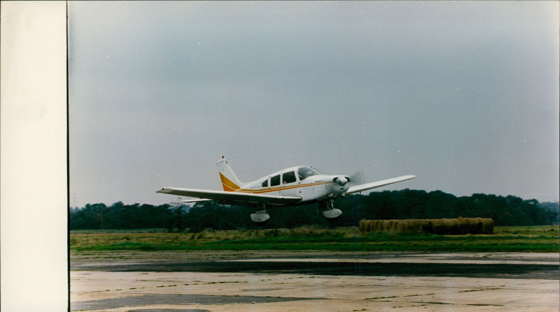 Lift off at Shipdham Airfield. - Vintage Photograph