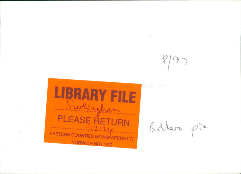 Ted Ellis Nature Reserve Sign. - Vintage Photograph