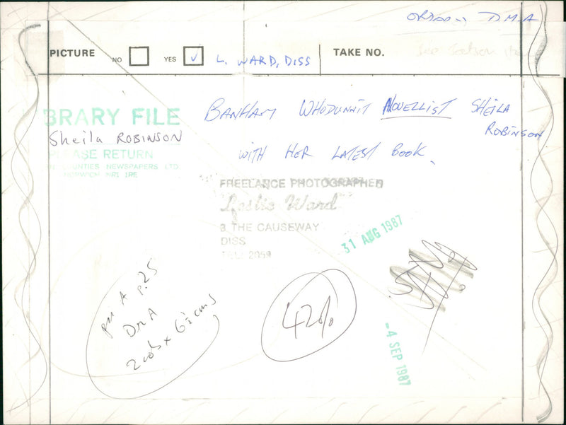 Sheila Robinson - Vintage Photograph