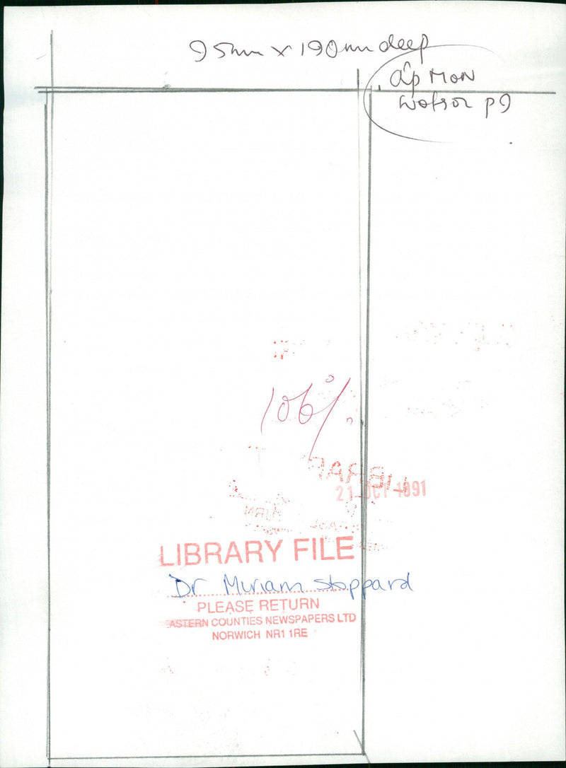 PRESS WRITER - Vintage Photograph