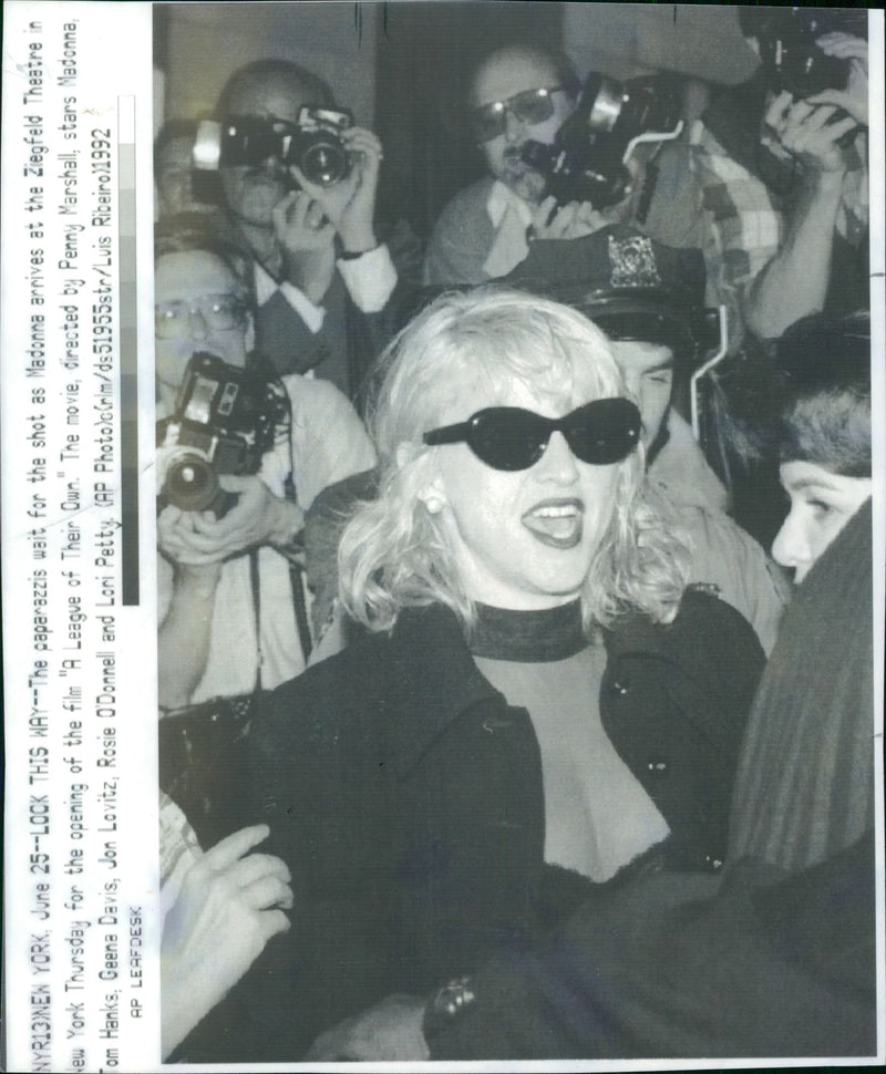 Madonna American singer-songwriter. - Vintage Photograph