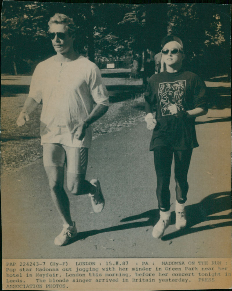 Madonna American singer-songwriter. - Vintage Photograph