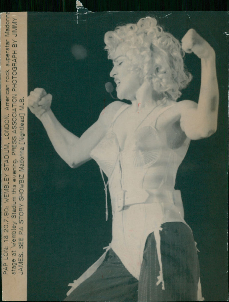 Madonna American singer-songwriter. - Vintage Photograph