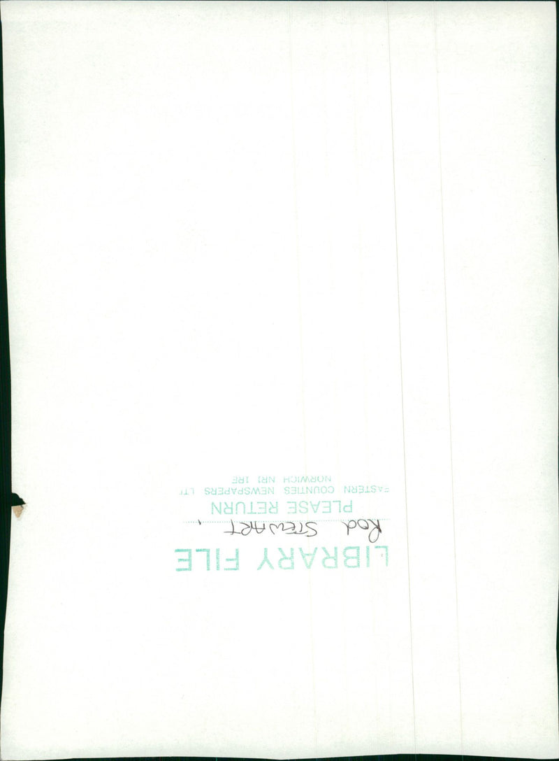 Rod Stewart Singer-songwriter. - Vintage Photograph