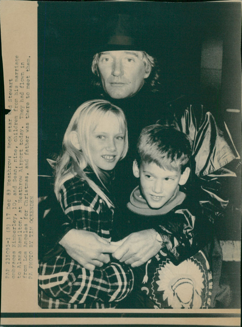Rod Stewart Singer-songwriter. - Vintage Photograph