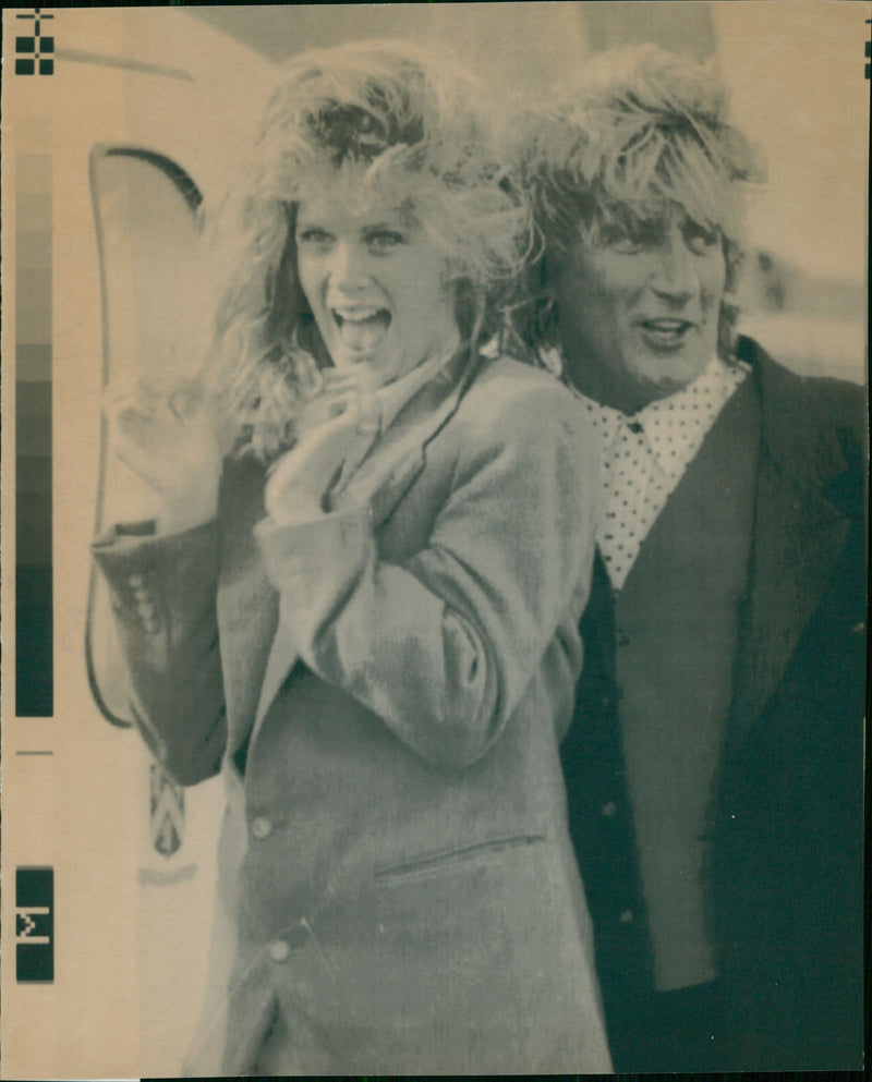 Rod Stewart Singer-songwriter. - Vintage Photograph