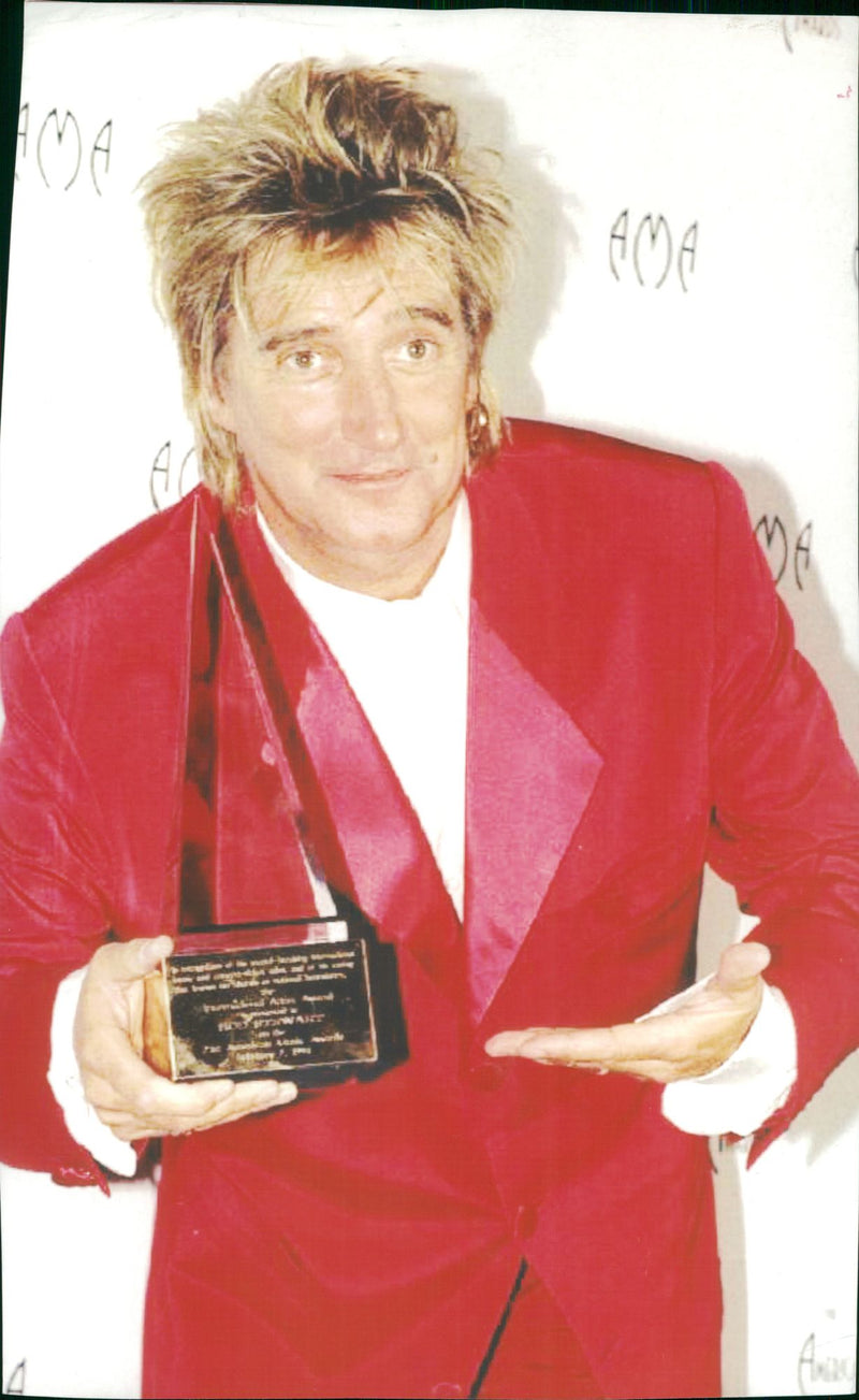 Rod Stewart Singer-songwriter. - Vintage Photograph