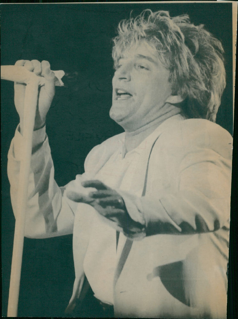Rod Stewart Singer-songwriter. - Vintage Photograph