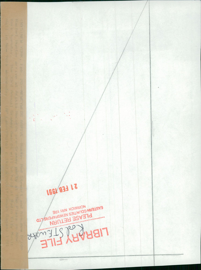 Rod Stewart Singer-songwriter. - Vintage Photograph