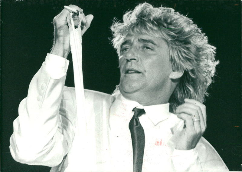 Rod Stewart Singer-songwriter. - Vintage Photograph