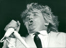 Rod Stewart Singer-songwriter. - Vintage Photograph