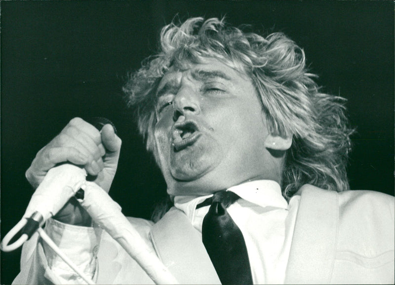 Rod Stewart Singer-songwriter. - Vintage Photograph