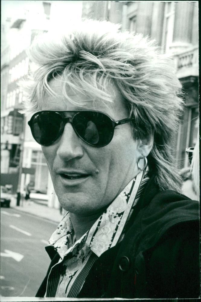 Rod Stewart Singer-songwriter. - Vintage Photograph