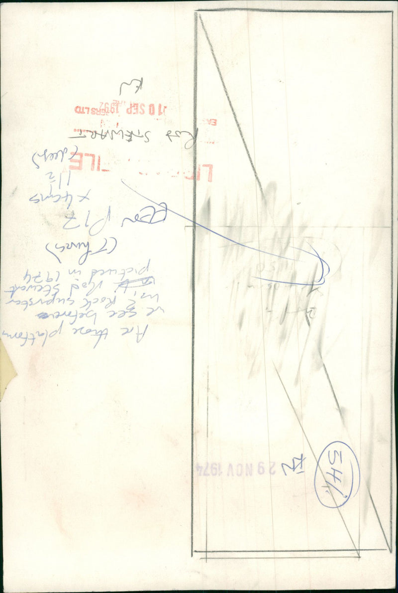 Rod Stewart Singer-songwriter. - Vintage Photograph