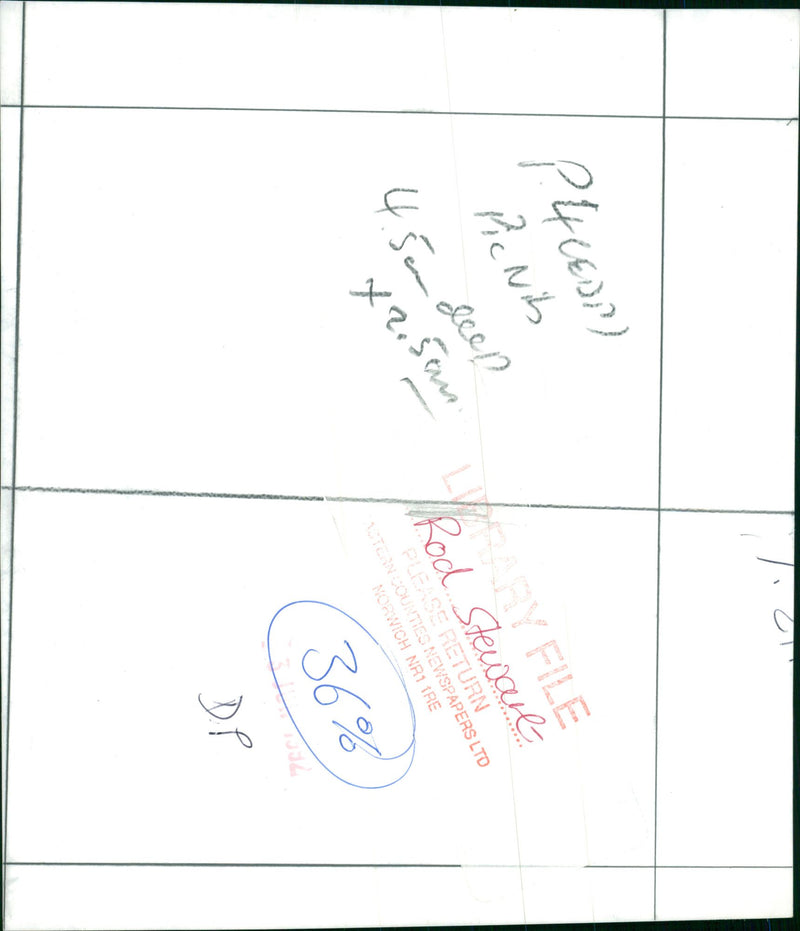 Rod Stewart Singer-songwriter. - Vintage Photograph