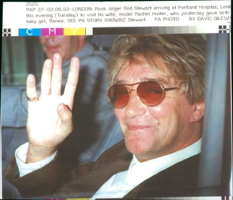 Rod Stewart Singer-songwriter. - Vintage Photograph