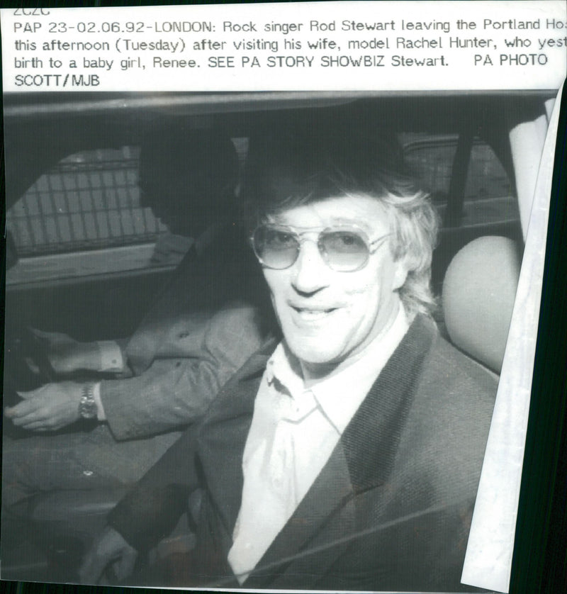 Rod Stewart Singer-songwriter. - Vintage Photograph