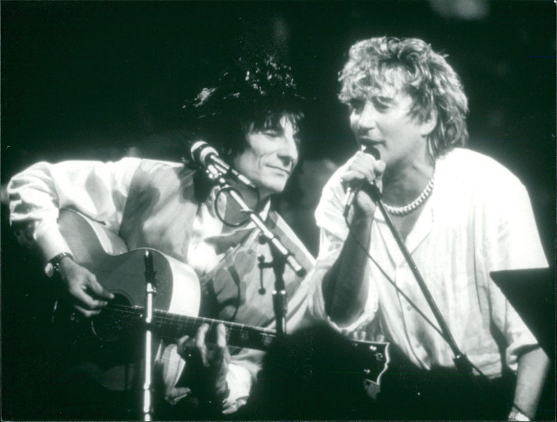 Rod Stewart Singer-songwriter. - Vintage Photograph